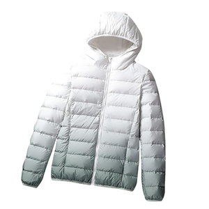 Veste bouffante d'extérieur de couleur claire pour hommes de qualité supérieure veste en duvet épaisse Softshell personnalisée - Product Image 6