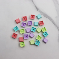 Multi-color XDA Blank Keycap Durable PBT Material 1U Mechanical Keycap Transparent Black White With Mx Switch