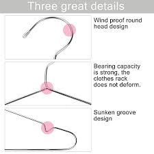 ไม้แขวนเสื้อเหล็กที่กำหนดเองที่มีโลโก้ - Product Image 4