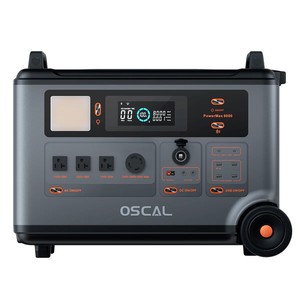 Station d'alimentation portable Os cal PowerMax 6000 6000W avec double tension 120/240V - Product Image 5