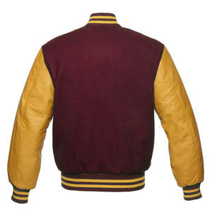 Veste universitaire personnalisable pour homme de style streetwear, boutons en corne, coque en laine/viscose, anti-UV, col montant, hiver, AHINT INDUSTRIES - Product Image 2