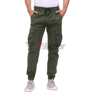 Best Selling Men's Tactical Casual <b>Cargo</b> Pants Elastic Waist Quick Dry Breathable Eco-Friendly Lightweight Polyester/Cotton - Product Image 2