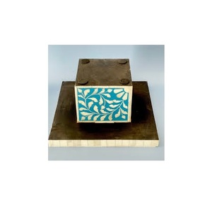 Présentoir à gâteau en incrustation d'os pour fête d'anniversaire et décoration de mariage avec utilisation à la main pour produit Offre Spéciale - Product Image 1