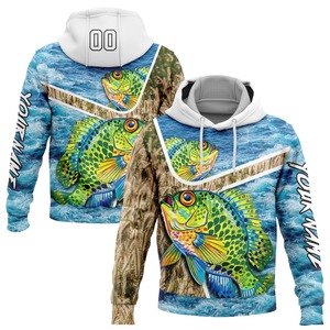 เสื้อกีฬาแบบสวมหัวมีฮู้ดพิมพ์ลายสีซับลิเมชัน - Product Image 5