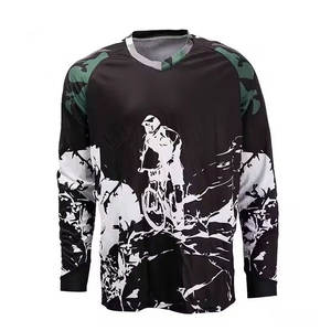 Maillot de motocross à haute circulation d'air, logo personnalisé imprimé, coupe ajustée, maillot de motocross professionnel pour moto tout-terrain - Product Image 5