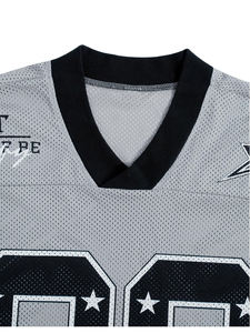 เสื้อฟุตบอลของผู้ชายเสื้อเจอร์ซีย์อเมริกันฟุตบอลเสื้อใส่ไปคลับออกแบบได้ตามต้องการพิมพ์โลโก้ทั้งหมด - Product Image 3