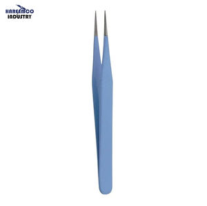 Pince à épiler professionnelle de haute qualité en acier inoxydable avec pointe pointue pour les poils du visage, outil de maquillage pour femmes et hommes - Product Image 1