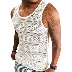 Camiseta sin mangas de algodón de secado rápido de verano 2025 para hombres con logotipo personalizado, diseño holgado, chaleco deportivo sin mangas para hombres hecho por Dress Sports - Product Image 2