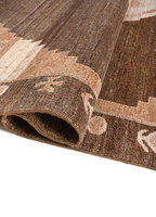 Wholesale Luxury Handmade Bohemian Wool Woven Carpet Hand Knotted Non-slip Washable Rug Living Room Bathroom Floor Mat Home Use