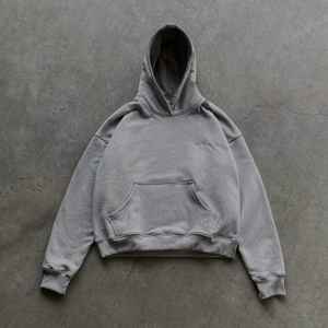 Sweat à capuche confortable coupe classique avec logo personnalisé en molleton épais pour homme et unisexe, sweat-shirt d'hiver vierge, sweats à capuche oversize - Product Image 1