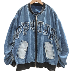 Chaquetas de mezclilla transpirables de alta calidad para mujer Estampados de transferencia de calor Prendas de abrigo de moda para verano Otoño Invierno - Product Image 5