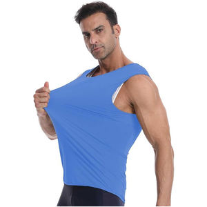 Venta al por mayor de los hombres Body-Fit Tanktop Regular Cut Gym Wear con alta y de primera calidad 100% Poliéster - Product Image 2