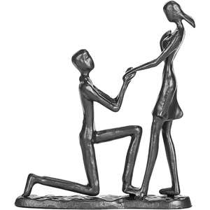 Art Lovers Figure Sculpture Noir Minimaliste Résine Artisanat Décoration Maison - Product Image 5