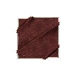 ผ้าพันคอสี่เหลี่ยมลายดอกไม้ขอบผ้าไหมเบอร์กันดี - Product Image 3