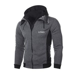 เสื้อฮู้ดดี้แบบซิปเต็มตัว ดีไซน์โลโก้เองได้ สำหรับทุกเพศ - Product Image 1