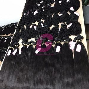 Cabello humano Natural liso de Vietnam, cabello virgen remy, cabello alineación con cutícula, venta al por mayor - Product Image 4