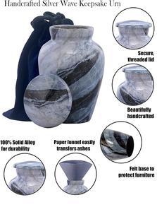 Meilleures ventes urnes funéraires en métal de style américain de haute qualité forme personnalisée souvenir funéraire fournitures commémoratives de haute qualité - Product Image 6