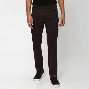 Pantalons de jogging de style streetwear sur mesure en gros, logo brodé personnalisé, taille élastique, coupe droite, plissé, respirant - Product Image 3