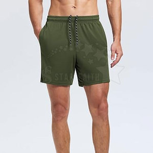 Pantalones Cortos Deportivos Casuales Premium, Transpirables, Ecológicos, de Malla, Tela Suave, Ajuste Cómodo, Cintura Elástica para Hombre, Servicio OEM - Product Image 4