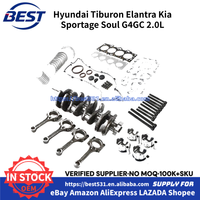 Kit de révision moteur MBSGSW avec vilebrequin et 4 bielles pour Hyundai Tiburon Elantra Kia Sportage Soul G4GC 2.0L 2000-2012