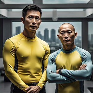 Hommes Athlétique Workout Rash Guard Chemises À Séchage Rapide Léger 100% Polyester Gym Wear Rash Guard Hommes - Product Image 2