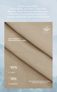 Nouveau Style hommes Nylon pantalons d'extérieur cordon jambe droite imperméable fermeture éclair poches élastique décontracté hommes pantalons et pantalons - Product Image 3