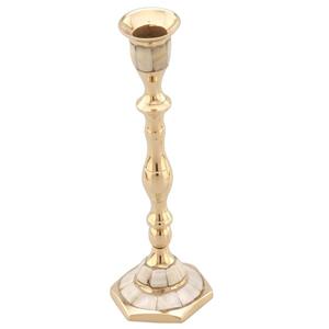 Portavelas cónico de aluminio con acabado pulido brillante de alta calidad para el hogar, portavelas de Metal, tarros de velas decorativos para el hogar - Product Image 6