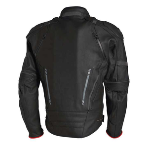 Veste en cuir de moto personnalisée de haute qualité veste chauffante en cuir de moto imperméable et coupe-vent d'extérieur d'hiver - Product Image 4