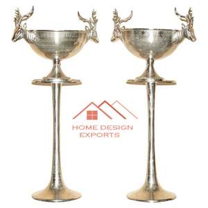 Bar de seau à vin en cuivre fait à la main et accessoires de vin 100% baignoire de boisson en cuivre pur exportateurs de refroidisseur de vin en cuivre Inde - Product Image 6