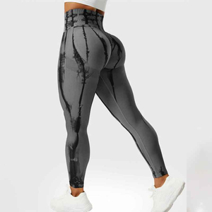 Venta caliente mujeres Tie Dye Legging estilo personalizado suave llegada sublimación excelencia calidad cintura elástica mujeres Yoga Leggings - Product Image 5