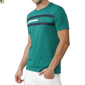 T-shirts imprimés personnalisés Impression de chemises 100% coton T-shirts pour hommes de marque personnalisés - Product Image 2