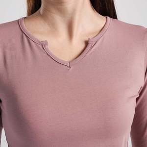 Dusty Pink Rush Fit <b>Top</b> for Fitness Apparel - Product Image 5
