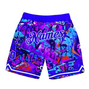 กางเกงขาสั้นตาข่ายพิมพ์ลายมีสไตล์เหมาะสำหรับการออกกำลังกายความเข้มข้นสูงกีฬาและนอกสถานที่แบบลำลอง - Product Image 1