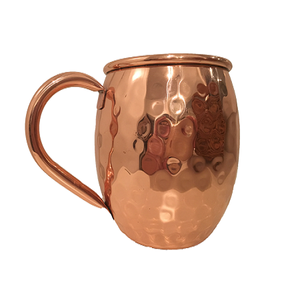 Mug à eau de forme ronde au design antique avec du cuivre de bonne qualité, mug à jus de citron vert et de menthe au meilleur prix en Inde - Product Image 4