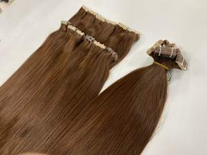 Vietnamese Human Hairs 100% Virgin Remy Hair Tape-in Hair Extensions Double Drawn High Quality - Product Image 3