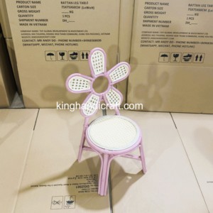 Chaises pour enfants en rotin faites à la main de qualité supérieure pour la location d'événements, mariage, fête d'anniversaire, décoration bohème, respectueuses de l'environnement - Product Image 2