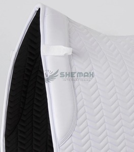 Selle anglaise confortable, respirante, matelassée, en coton doux, équipement équestre durable, selle de haute qualité confortable - Product Image 6