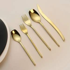 Juego de cubiertos de metal de acero inoxidable reutilizable ecológico para una vida sostenible, comedor de oficina y camping al aire libre - Product Image 6