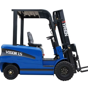 TYPHON 1.5 tonnes de capacité nominale chariot élévateur électrique décalage latéral 3 étapes 5000kg poids composants de base autres machines neuves d'occasion - Product Image 1