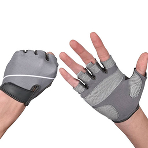 Custom Logo Full Finger Mountain Bike Cycling <b>Gloves</b> Half Finger <b>PVC</b> Eco-Friendly XAVIA Brand for Men Women - Product Image 3