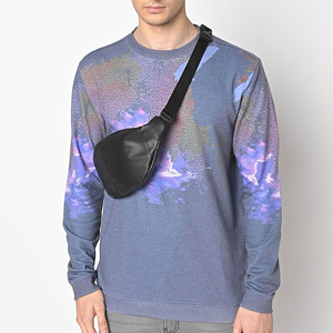 OEM personalizado hombres ligero suave Cew cuello de manga larga Streetwear transpirable Multicolor hombres básicos sudaderas - Product Image 4