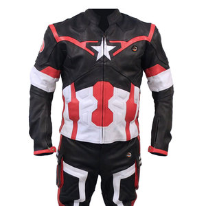 RECORD,S Costume en cuir de moto personnalisé de qualité supérieure le plus populaire pour hommes Vente en gros de vestes de moto pour hommes à la mode - Product Image 2