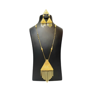 Dubai 24KT Gold Plated 6GM Heavy Plated Gorgeous Women's Jewelry Pendant Exclusive Collection Best Value Fashion Jewelry Sets - Product Image 1