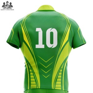 Conjuntos de Uniformes de Rugby para Hombre, Ropa Deportiva, OEM, Alta Calidad, Impresión de Logotipo Personalizada por Transferencia de Calor, 100% Poliéster, Ecológico, Secado Rápido - Product Image 6