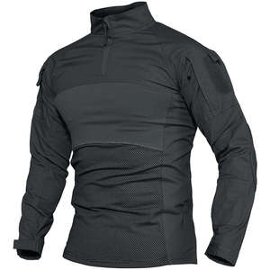 Camisa Táctica Estilo Utilitario con Característica Impermeable, Mangas Largas, Tela Resistente para Entusiastas del Aire Libre, Sitios de Trabajo, Campamento - Product Image 5
