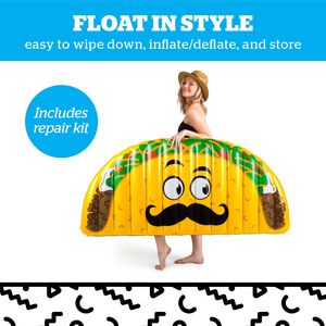 Best Selling Large <b>Inflatable</b> <b>Pool</b> Float Lounge Raft Durable Vinyl Float <b>for</b> Adults Kids Swimming <b>Pool</b> Summer Beach Party Water - Product Image 4