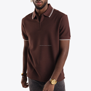 Camiseta Polo Casual para Hombre, Algodón Piqué, Suave y Transpirable, Uso Diario, Marca Personalizada, Proveedor al por Mayor de Fábrica OEM ODM - Product Image 5