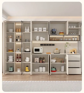 Meuble buffet sur mesure avec panneaux plaqués, dimensions de placards flexibles, prix de gros et approvisionnement pour salles d'exposition - Product Image 4