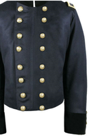 Vestes de reconstitution américaines en laine pour reconstituteurs historiques, uniforme de soldat du corps civil de Richmond