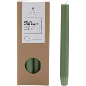 Sustainable Green Matcha <b>Dinner</b> <b>Candle</b> for Party Tableware & Table Decorations - Product Image 1